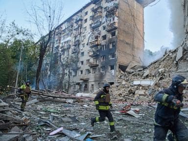 Image for  Russian drone and missile attack on Ukraine kills 15, injures 131