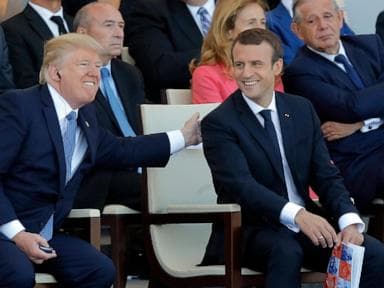 Image for  Macron to visit Greenland to show European support for the strategic Arctic island coveted by Trump
