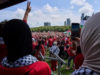 Image for  Huge turnout at second Dutch protest seeking action against Israel