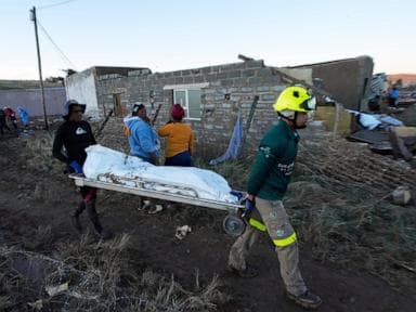 Image for  South Africa declares national disaster as flooding death toll rises to 92