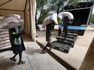 Image for  Food rations are halved in one of Africa's largest refugee camps after US aid cuts