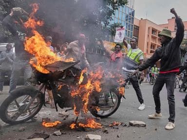 Image for  Kenyan police shoot protester at close range during latest protests 