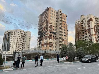 Image for  Fear stalks Tehran as Israel bombards, shelters fill up and communicating grows harder
