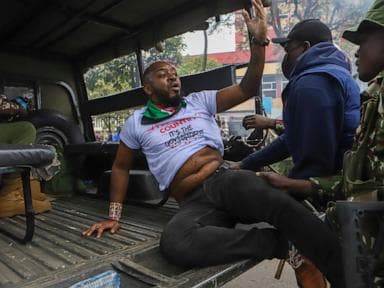 Image for  Kenyan pro-democracy activist charged with alleged possession of ammunition