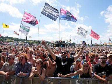 Image for  Irish rap group Kneecap set to play at Glastonbury despite criticism from politicians