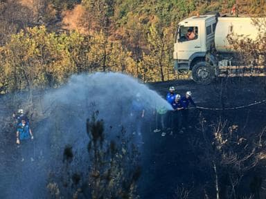 Image for  Wildfires threaten Turkey's fourth-largest city as locals are evacuated
