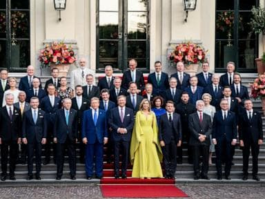 Image for  EU leaders meet to discuss tougher Russia sanctions, US tariffs and Middle East conflicts