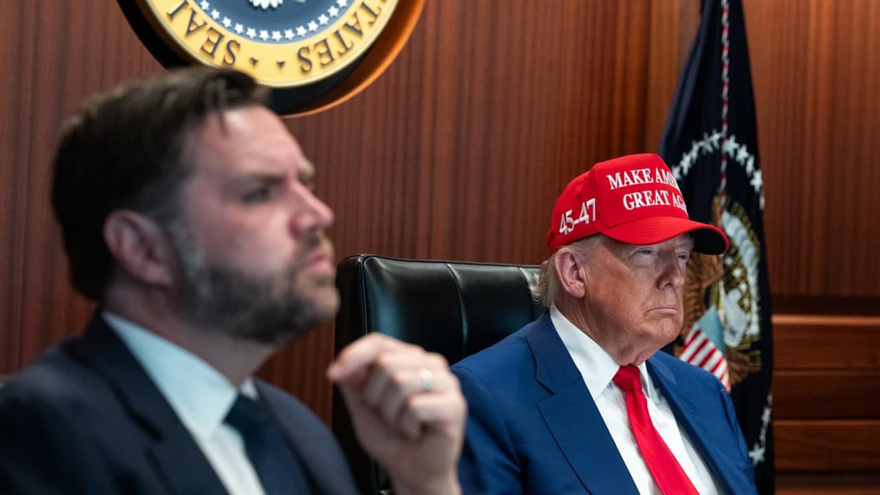 Image for PHOTO GALLERY: Trump in Situation Room during Iran strikes