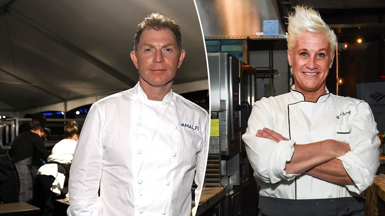 Image for Bobby Flay remembers Anne Burrell's 'greatest gift' after her sudden death