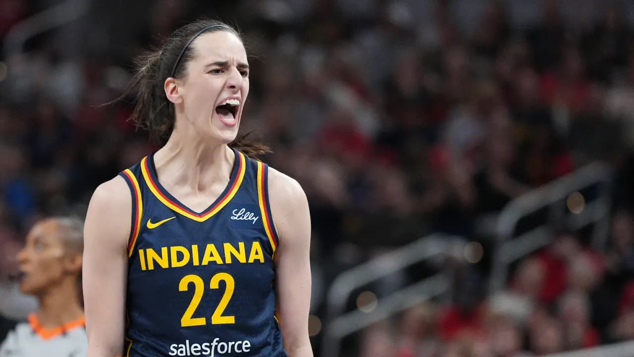 Image for Caitlin Clark puts up Reggie Miller-like shooting display in return from injury; scores 9 points in 38 seconds