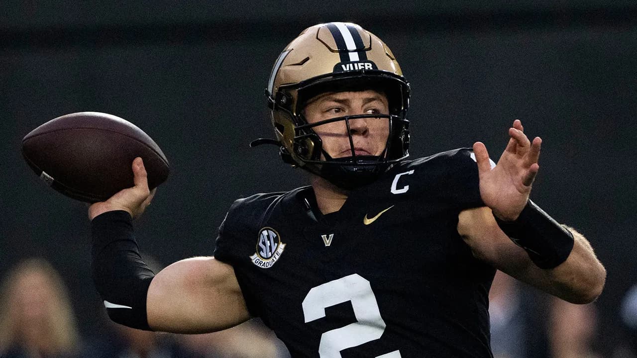 Image for Vanderbilt's Diego Pavia claims Big Ten is inferior to SEC despite recent national championships