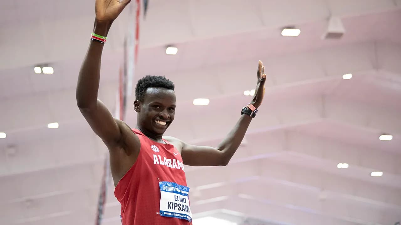 Image for Former Alabama track star Eliud Kipsang dead at 28 after suffering cardiac arrest