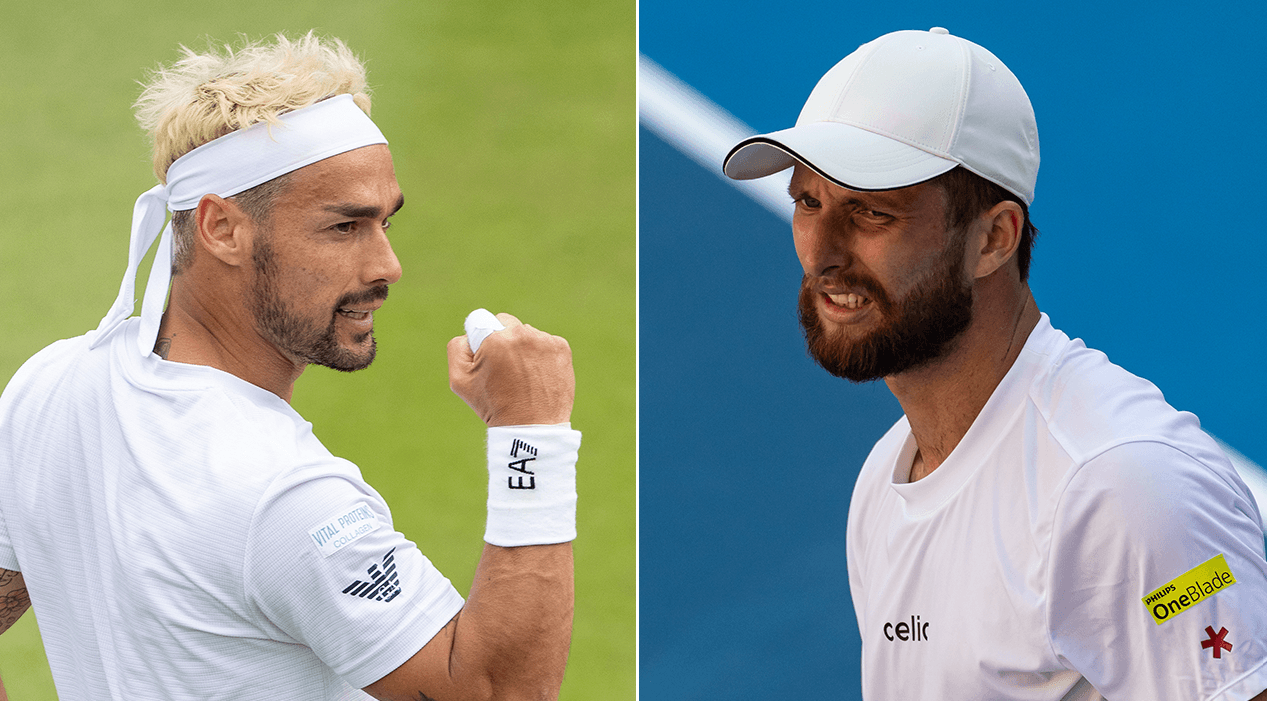 Image for Tennis player calls opponent 'little pig' and 'piece of s---' after losing heated match in Germany