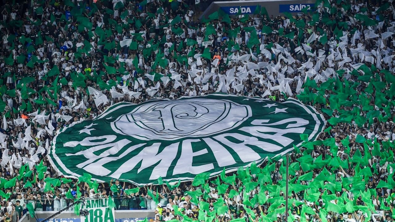 Image for Brazilian soccer team's fans overrun Time Square in chaotic display