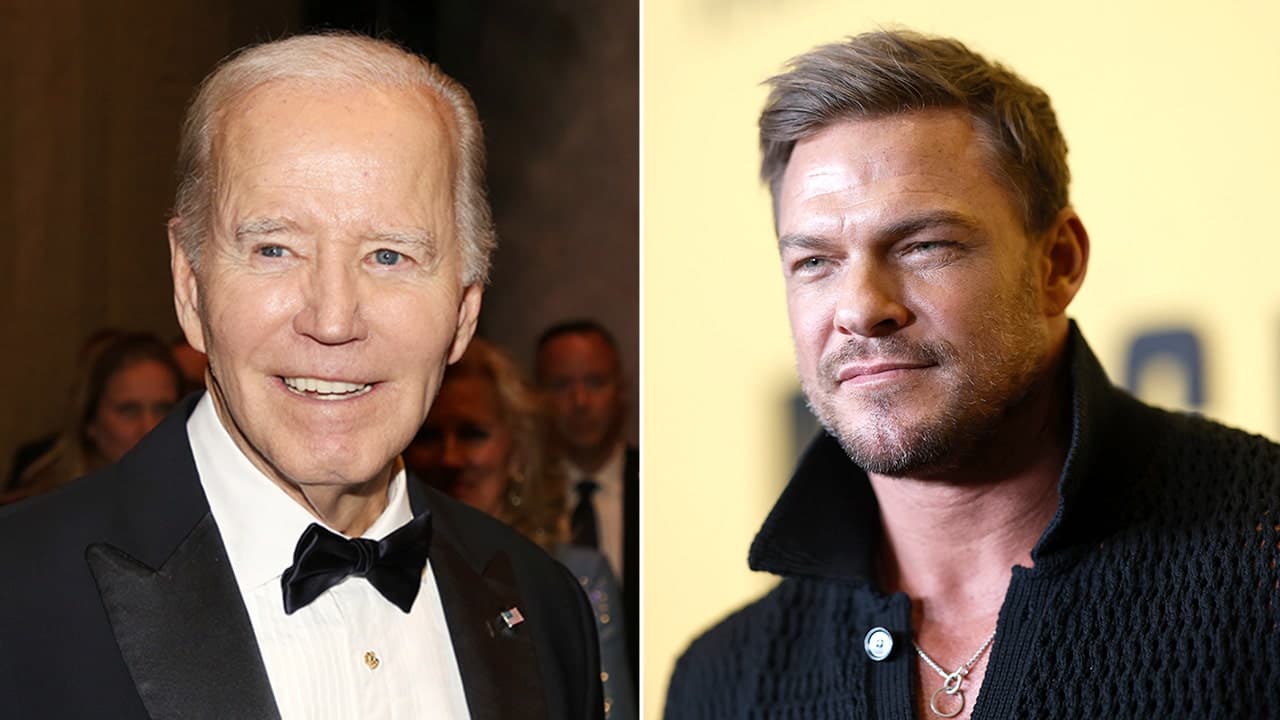 Image for Joe Biden crashes Amazon’s 'Reacher' set during police chase scene