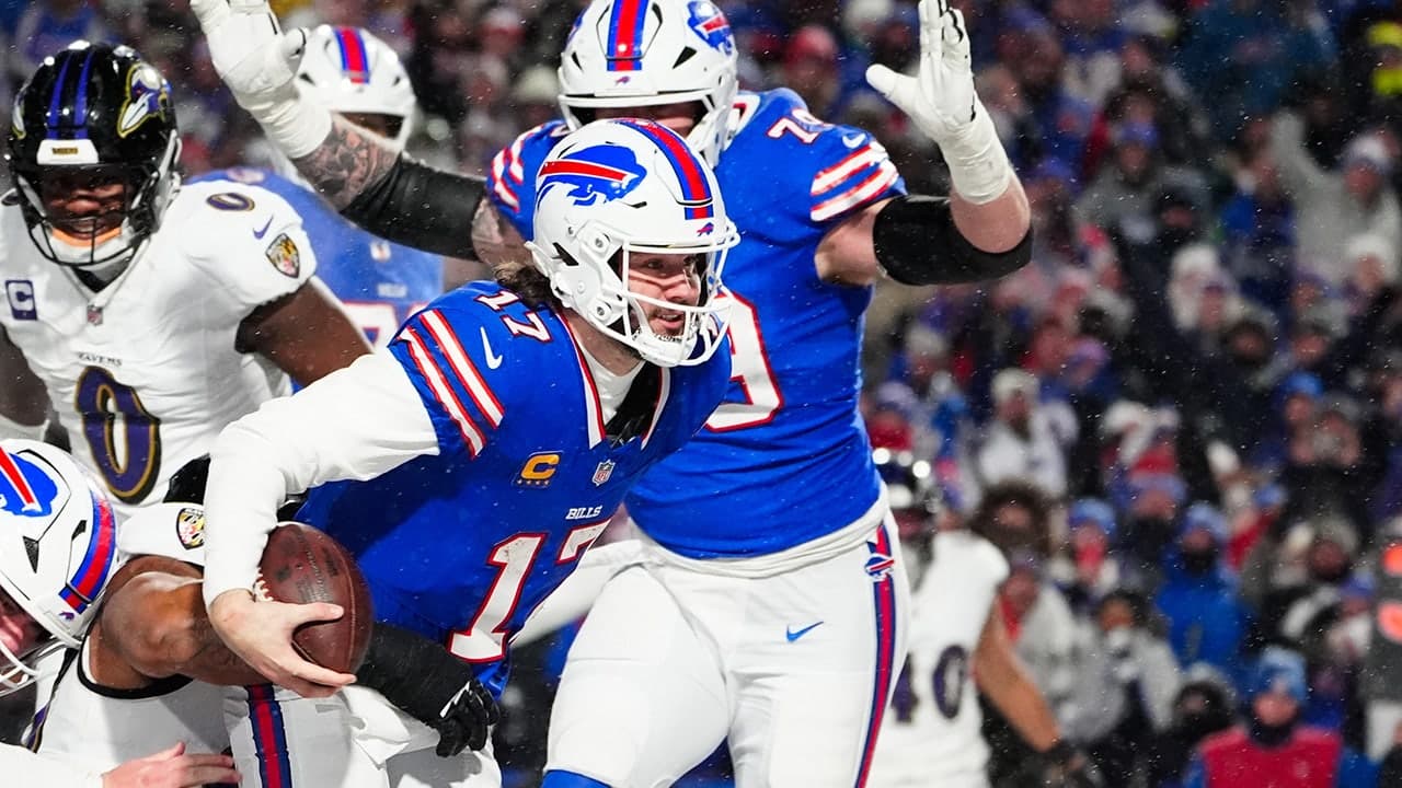 Image for Bills' Josh Allen defends controversial 'tush push' play despite his team voting to ban it