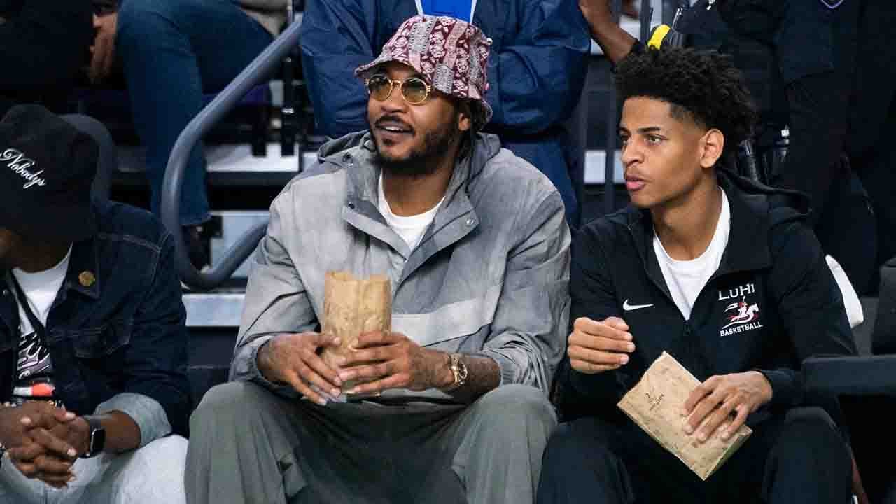 Image for After years in his dad's shadow, Kiyan Anthony charts his own path to Syracuse while strengthening family bond