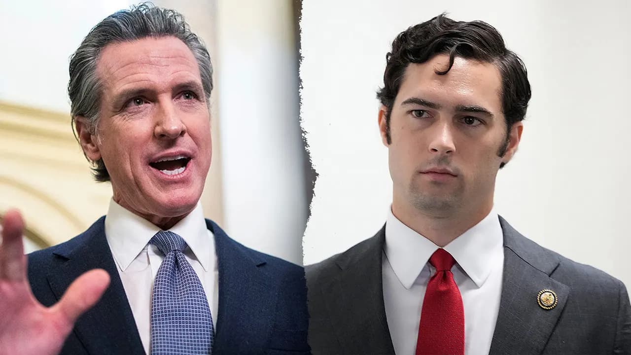 Image for GOP's Brandon Gill says sanctuary governors like Newsom should face arrest for 'obstructing' ICE