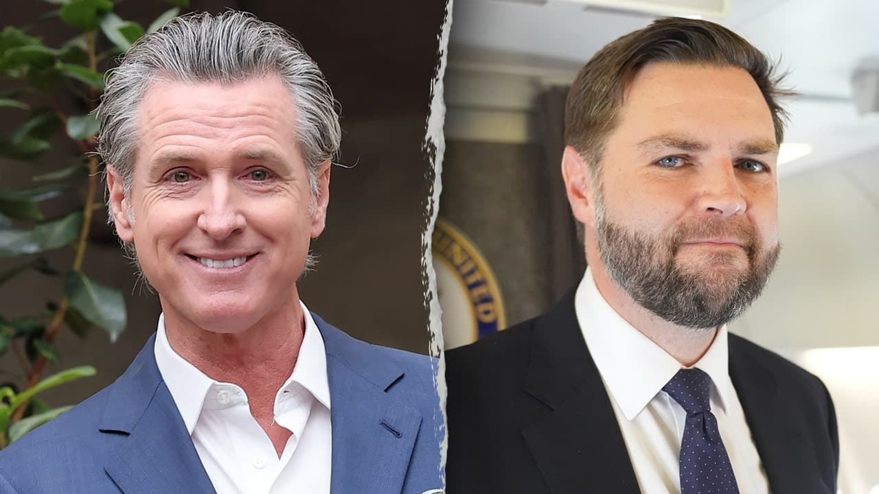 Image for California Gov. Gavin Newsom challenges Vice President JD Vance to debate: 'How about saying it to my face?'