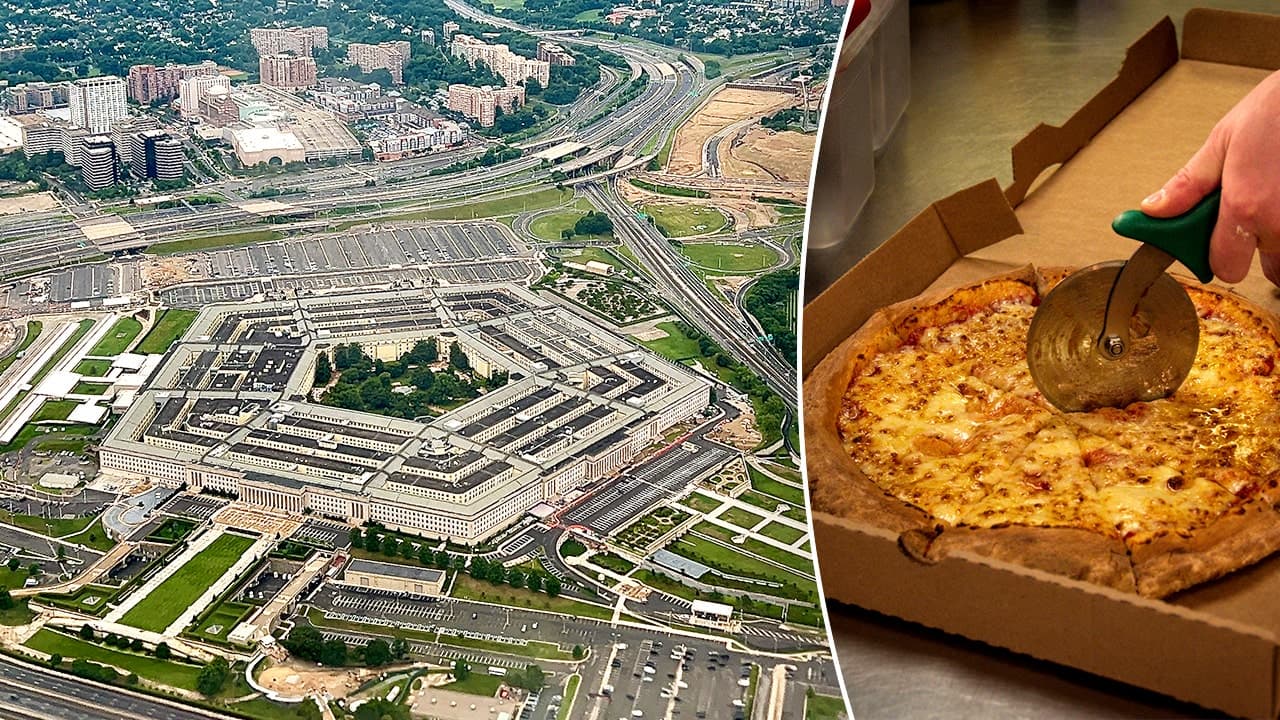 Image for How a Papa Johns pizza surge near the Pentagon tipped off social media before Trump's decisive Iran strike