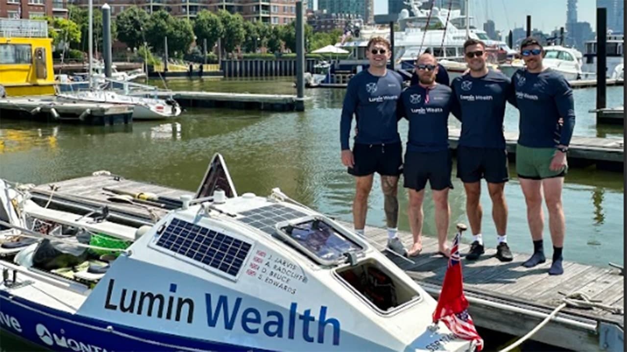 Image for Man who left corporate job joins 3 veterans rowing across North Atlantic in world record pursuit