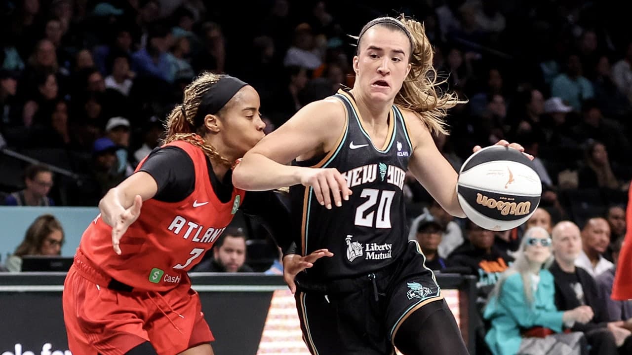 Image for Liberty star Sabrina Ionescu hits career milestone in New York’s gritty win over Atlanta