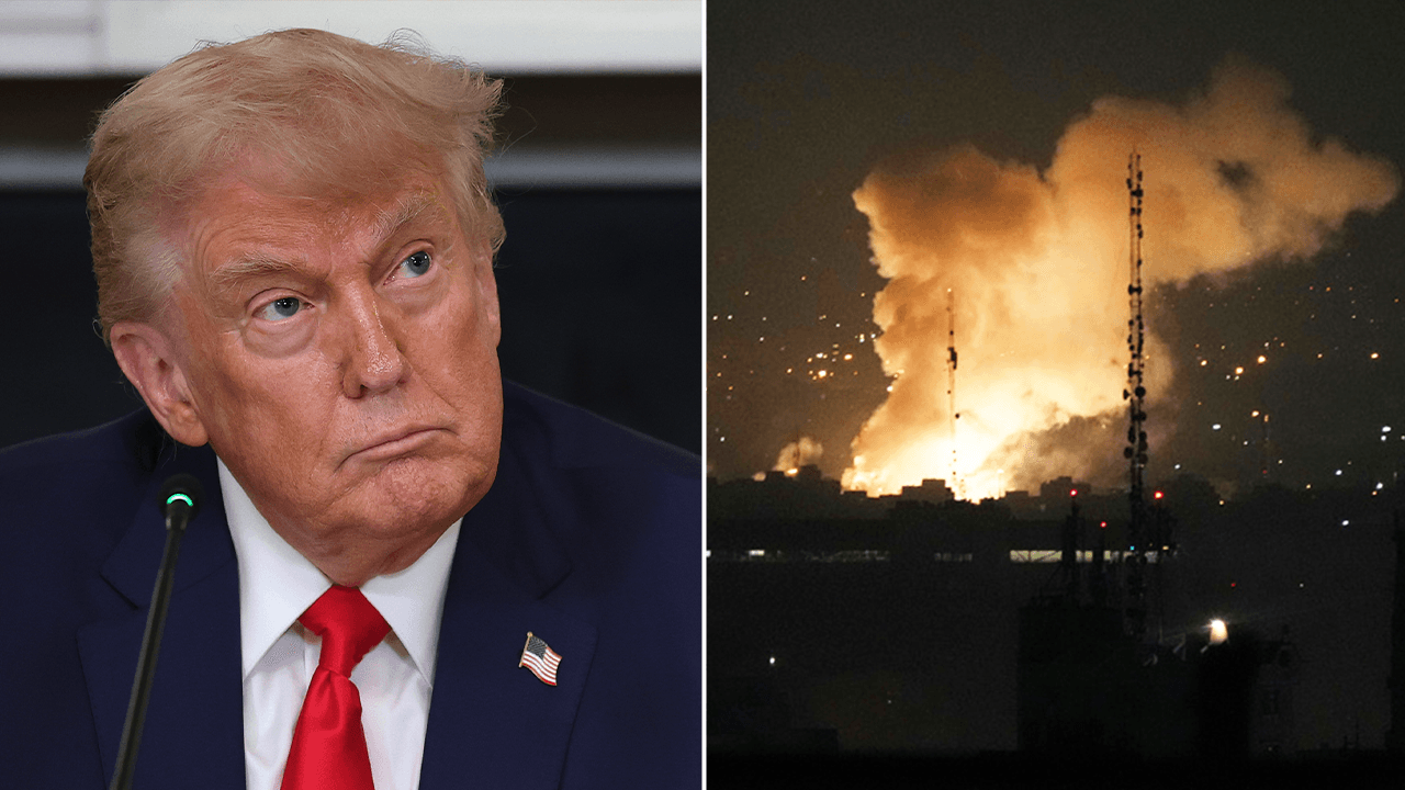 Image for Trump says Israel and Iran 'have to fight it out' but believes deal is possible